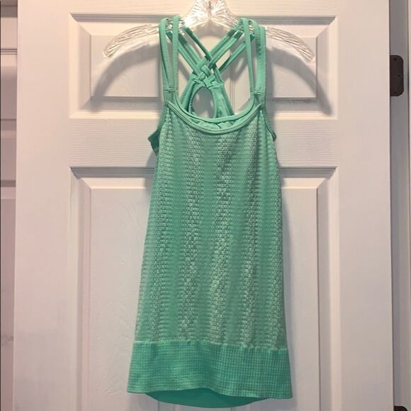 ✨Athleta Lily Pad Green Mind Over Matter Píxel Tank - Picture 3 of 8